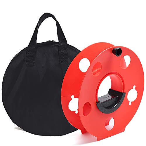 Homeon Wheels 100 ft Extension Cord Storage Reel with Bag