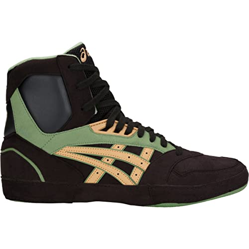 ASICS Men's International Lyte Wrestling Shoes, Black/Caravan, Size 9.5
