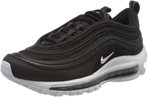 Nike Men's Air Max 97 Trail Running Shoes, Black/White, 8.5