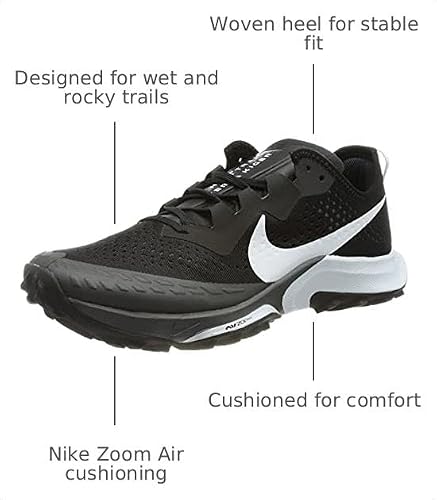 Nike Air Zoom Terra Kiger 7, Men's Running Shoes, Black Pure Platinum Anthracite, 11 US