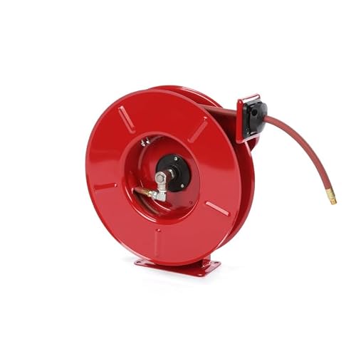 Reelcraft 7850 OLP 1/2-Inch by 50-Feet Spring Driven Hose Reel for Air/Water