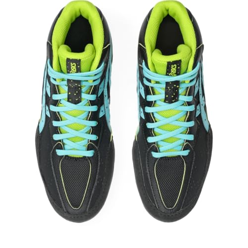 ASICS Kid's Matflex 8 GS Wrestling Shoes, K11, Black/ICE Mint