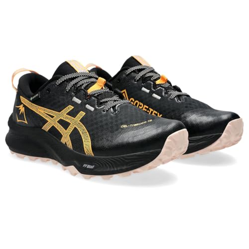 ASICS Women's Gel-Trabuco 12 GTX Trainers, Black Stadium Orange, 7 US