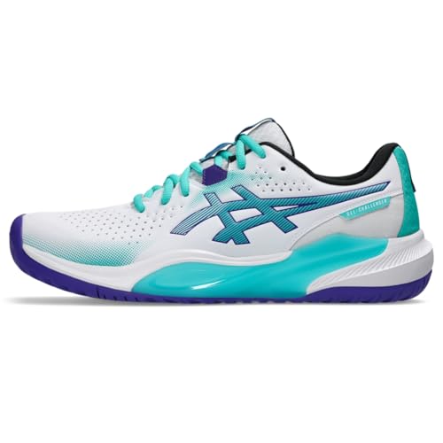 ASICS Men's Gel-Challenger 15 Tennis Shoes, 10, White/SEA Glass