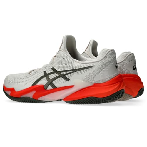 ASICS Men's Court FF 3 Clay Tennis Shoes, 10, Soft Oat/Vintage Khaki