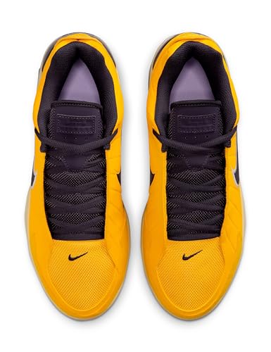 Nike Men's Lebron Witness IX Basketball Shoes Amarillo/Cave Purple-Soft Yellow-Lilac 13