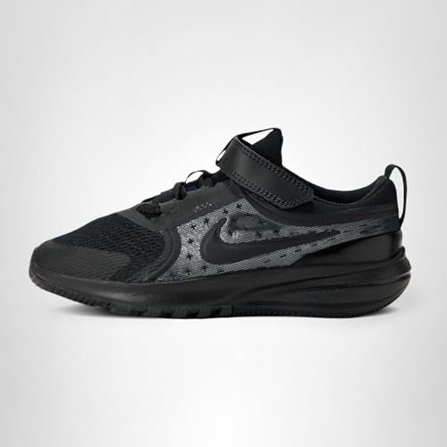 Nike Big Kid's Star Runner 5 Running Shoes, Black/Black-Anthracite, 5Y