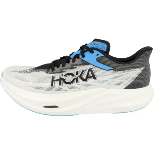 Hoka Unisex Rocket X 3 White/Black Men's 7, Women's 8 Medium