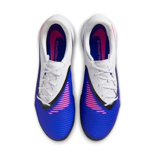 Nike Phantom 6 Low Academy Turf Soccer Shoes (Racer Blue/White/Pink Blast) Size 10