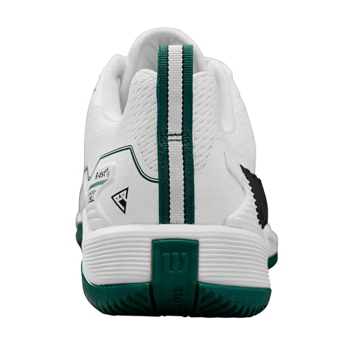 WILSON Rush Pro 4.5 Men's Tennis Shoe, White/Aventurine, Size 10.5