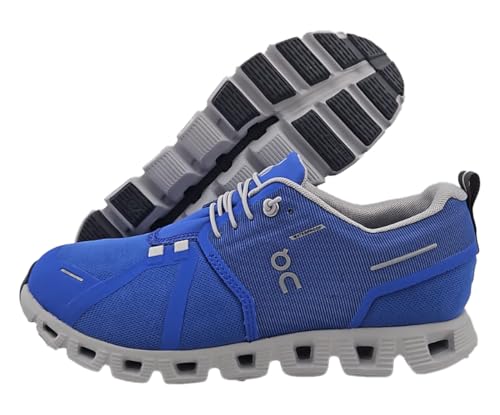 On Cloud 5 Waterproof Mens Shoes Size 9.5, Color: Cobalt/Glacier-Blue