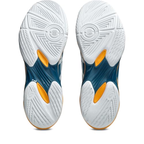 ASICS Men's Gel-Rocket 12 Volleyball Shoes, 10.5, Dark Teal/YAMABUKI