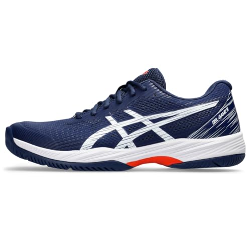 ASICS Men's Gel-Game 9 Tennis Shoe, 9, Blue Expanse/White