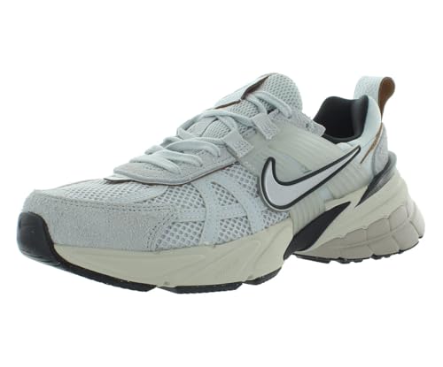 Nike V2K Run Womens Shoes Size 9.5, Color: Pure Platinum/Platinum Tint/Light Bone/Off-White
