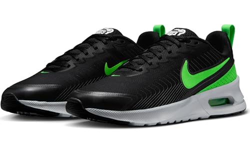 Nike Air Max Nuaxis Men's Shoes (HV5754-010, Black/Anthracite/Wolf Grey/Green Strike) Size 10