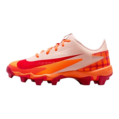Nike Diamond Clutch Mike Trout Big Kids' Baseball Cleats (Orange Quartz/Total Orange/Bright Crimson/University Red) Size 3.5