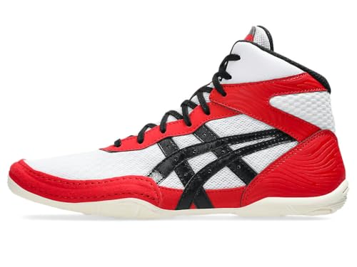 ASICS Kid's Matflex 7 Grade School Wrestling Shoes, 5.5, Classic RED/Black