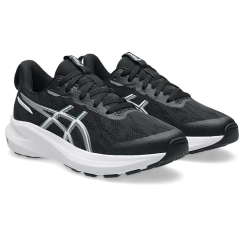 ASICS Kid's GT-1000 14 GS Running Shoes, 5.5, Black/Steel Grey