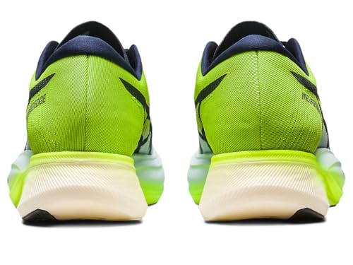 ASICS Unisex METASPEED Edge+ Running Shoes, 10M / 11.5W, Sky/Hazard Green
