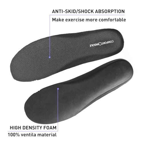 Insoles for On Cloud Sneakers, Replacement EVA Inner Footwear Inserts for Men's Comfortable Light-Weight and Cushion Shock Absorbing(US Men12-EU46.5)