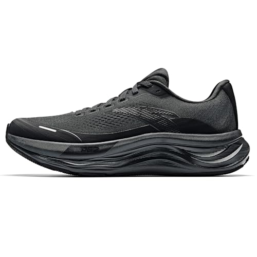 ANTA Men’s PG7 Running Shoes Cushioning Comfortable Breathable Athletic Workout Gym Cross Trainer Sports Sneakers, Black, 10