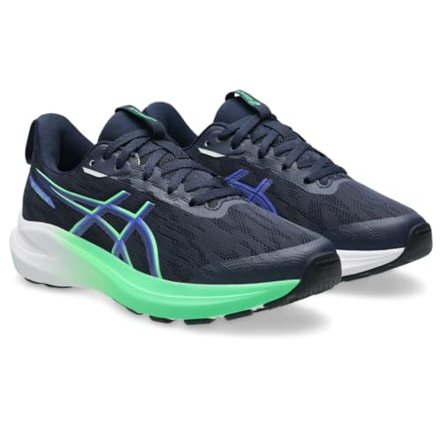 ASICS Kid's GT-1000 14 GS Running Shoes, 3.5, Midnight/Vital Green
