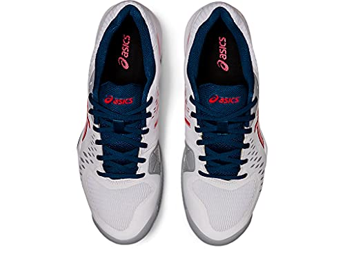 ASICS Gel-Challenger 12 Clay Tennis Shoe White/Classic Red 7 D (M)