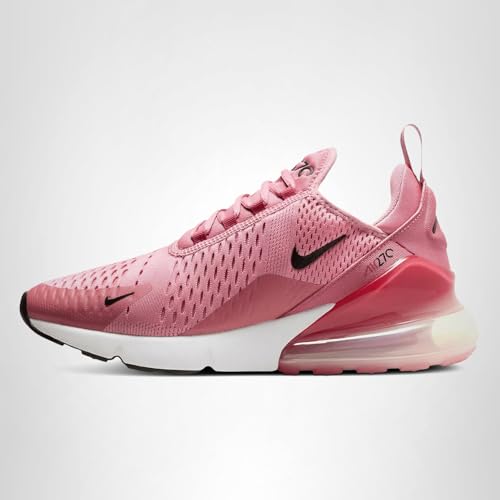 Nike W Air Max 270, Women's Running Shoes, Elemental Pink Desert Berry White Black, 8.5