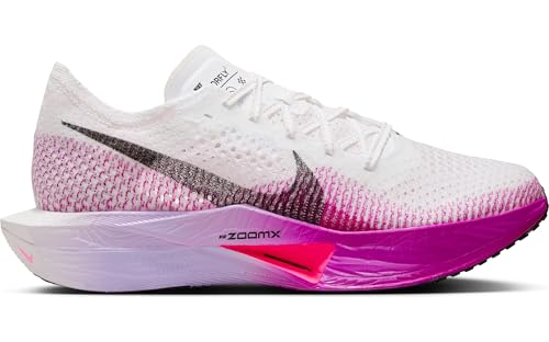 Nike Vaporfly 3 Women's Road Racing Shoes (DV4130-104, White/Vivid Purple/Purple) Size 10