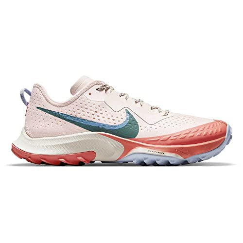 Nike Women's Air Zoom Terra Kiger 7 Trail Running Shoe (10, Light Soft Pink/Bicoastal, Numeric_10)