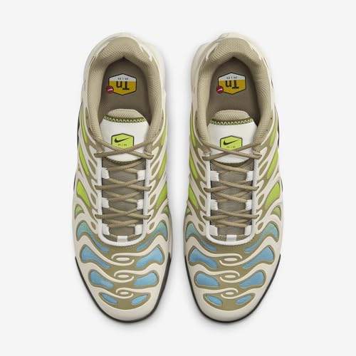 Nike Air Max Plus Drift Men's Shoes (FD4290-008, Phantom/Cyber/Baltic Blue/Cargo Khaki) Size 4.5