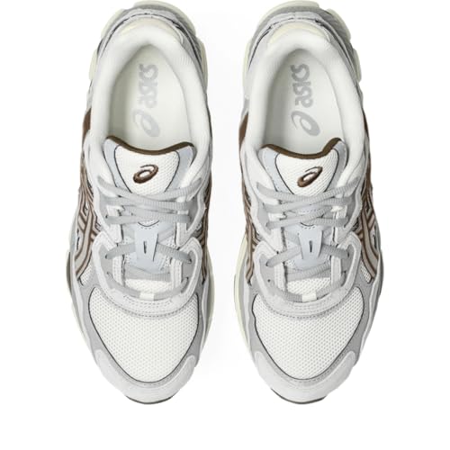 ASICS Unisex Gel-NYC Sportstyle Shoe, 7.5M / 9W, Cream/Cement Grey