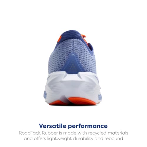 Brooks Women’s Hyperion 3 Neutral Running Shoe - Blue Heron/Orange/White - 8.5 Medium