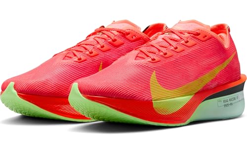 Women's Nike ZoomX Vaporfly Next% 4 (600 - Crimson/Lime Blast-Mint Foam)