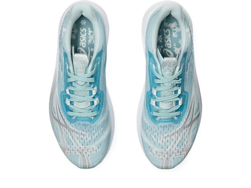 ASICS Women's Noosa TRI 15 Running Shoes, 12, Soothing SEA/Pure Silver