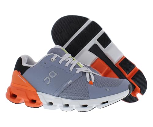 On Cloudflyer 4 Mens Shoes Size 12.5, Color: Fossil/Flame-Grey
