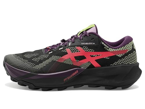 ASICS, Women's, Trabuco 14 GTX, Black/Dark Aubergine, 8, Medium