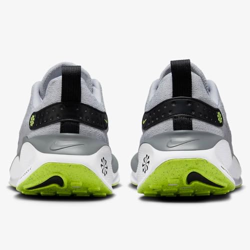 Nike InfinityRN 4 Men's Road Running Shoes (DR2665-002, Wolf Grey/Pure Platinum/Cool Grey/Black) Size 7.5