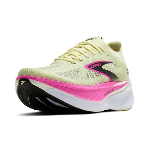 Brooks Women's Hyperion Max 3 Neutral Running Shoe - Luminary/Cyber Pink/Black - 9.5 Medium
