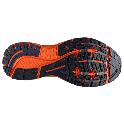Brooks Men’s Trace 3 Neutral Running Shoe - Iris/Red Orange/Sulphur - 8 Medium