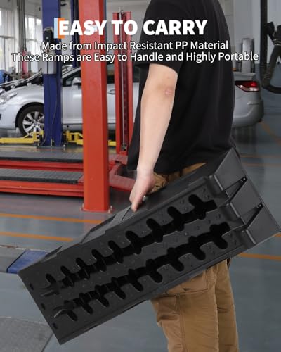 Garvee Heavy Duty Car Ramps for Oil Change