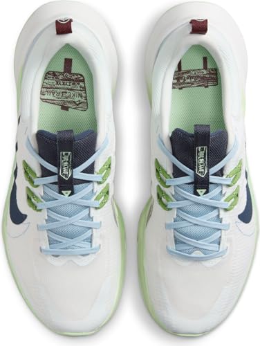 Nike Women's Running Shoes, Summit White Thunder Blue Vapor Green, 5