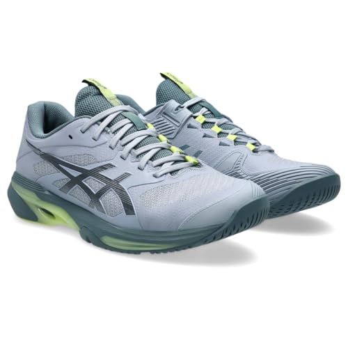 ASICS Men's Solution Speed FF 4 Tennis Shoes, 10, Grey Blue/IRONCLAD