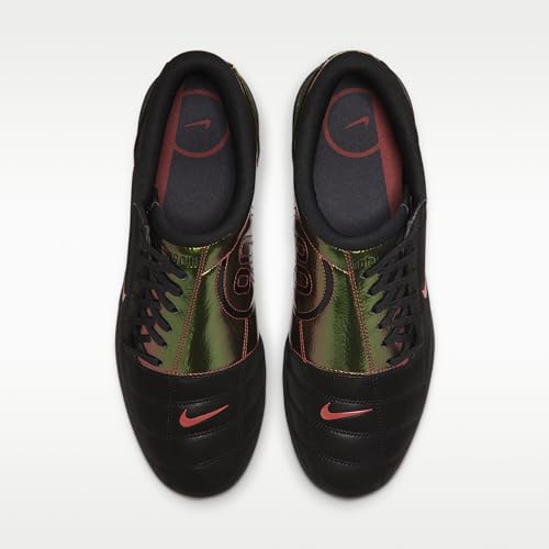 Nike Total 90 Premium Tiempo Men's Shoes (Black/Black/Red Sepia) Size 12