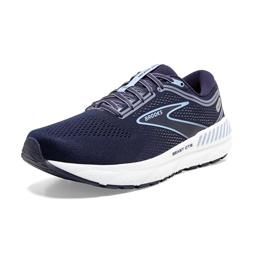 Brooks Men’s Beast GTS 23 Supportive Running Shoe - Peacoat/Blue/White - 8.5 Medium