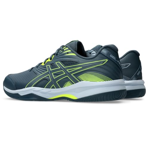 ASICS Men's Gel-RENMA 2 Pickleball Shoes, 8, RAW Indigo/Safety Yellow