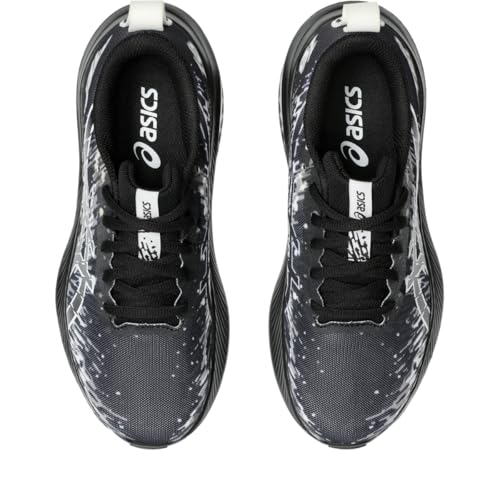ASICS Kid's Gel-Noosa TRI 16 Grade School Running Shoes, 4, Black/White