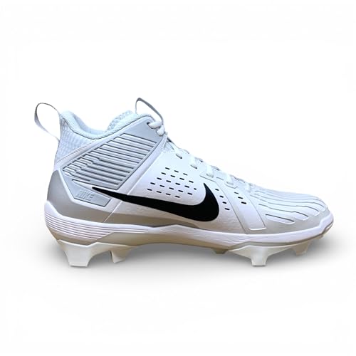 Nike Men's Force Savage Pro 3 Men's Football Cleats (White, US Footwear Size System, Adult, Men, Numeric, Medium, 15)