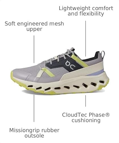 On Womens, Cloudhorizon Zinc/Sand 8 Medium