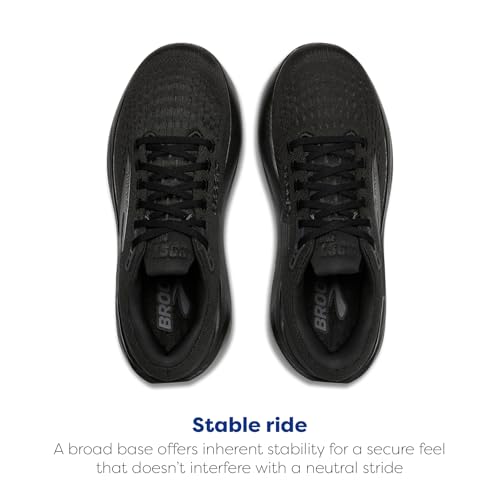 Brooks Women’s Ghost Max 3 Neutral Running & Walking Shoe - Black/Black/Ebony - 9 Medium